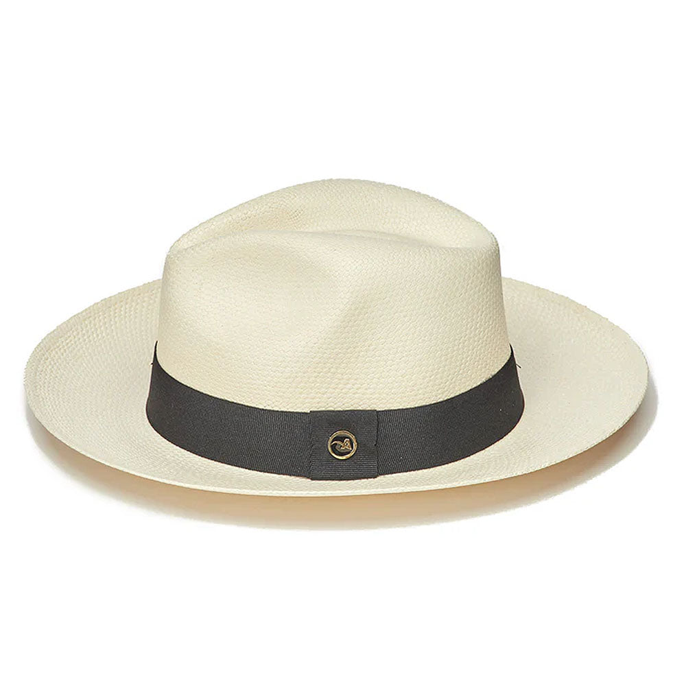 Austral Hats - White Panama Hat with Black Band