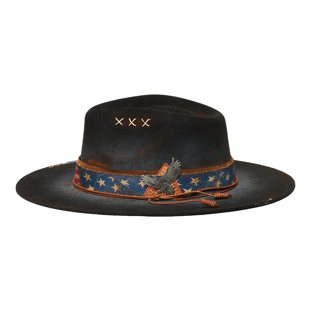Stampede Hats - Ameri Felt Flat Brim Hat
