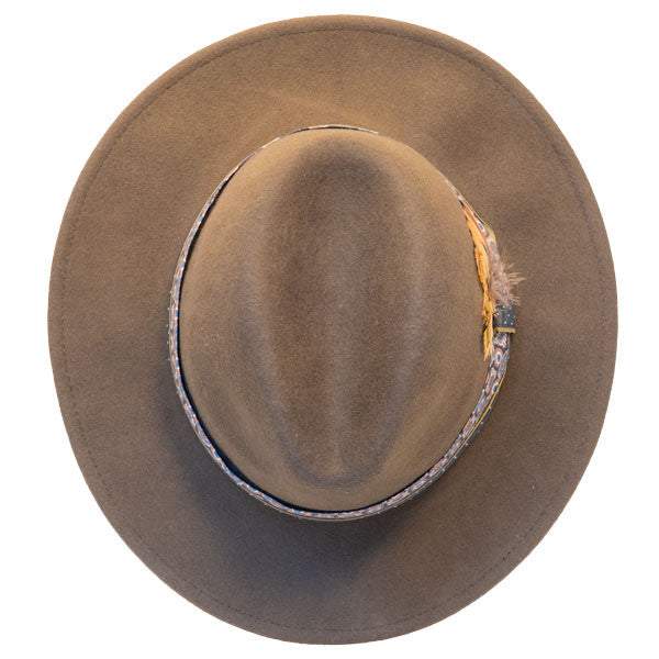 Jeanne Simmons - Wool Felt Fashion Fedora w- Feather