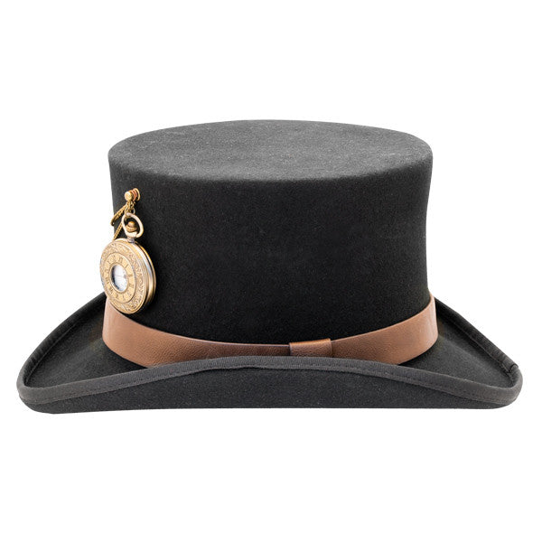 Kenny K - "The Time Traveler" Steam Punk Wool Felt Top Hat
