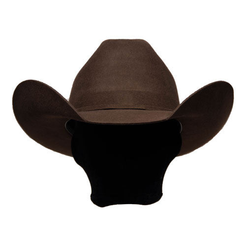 Bullhide Hats by Montecarlo - 4X "Kingman" Wool Felt Brown Cowboy Hat - Rhinestone Buckle