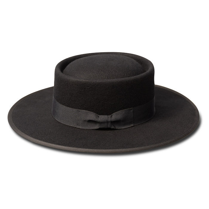 Olive & Pique - Wool Felt Telescope Gambler (Bolero) Hat