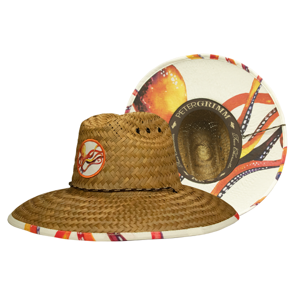 Peter Grimm - Octopus Straw Lifeguard Hat