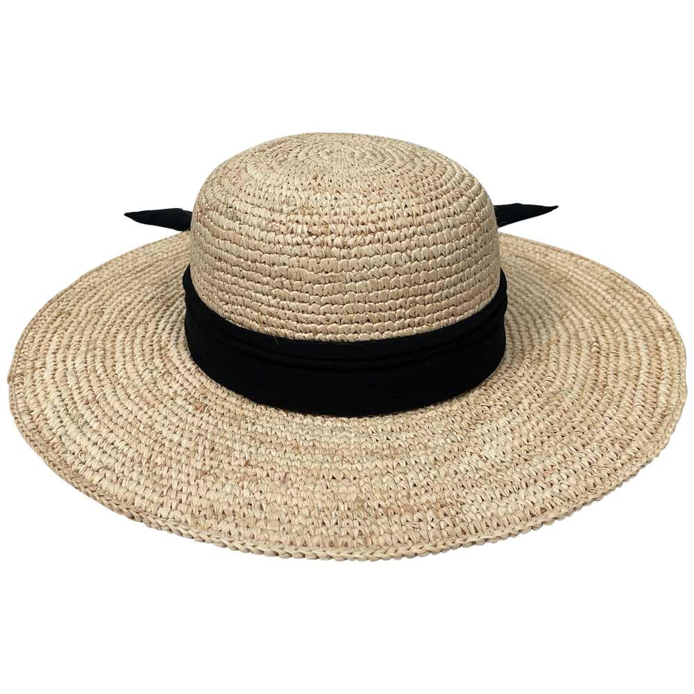 Saint Martin - Crochet Raffia Sun Hat with Bow