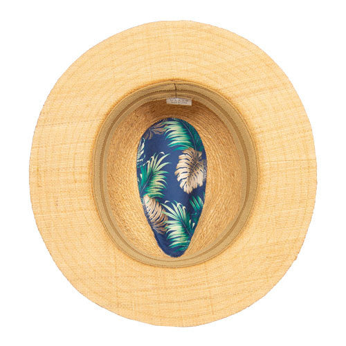 Saint Martin - Two Tone Raffia Safari Fedora