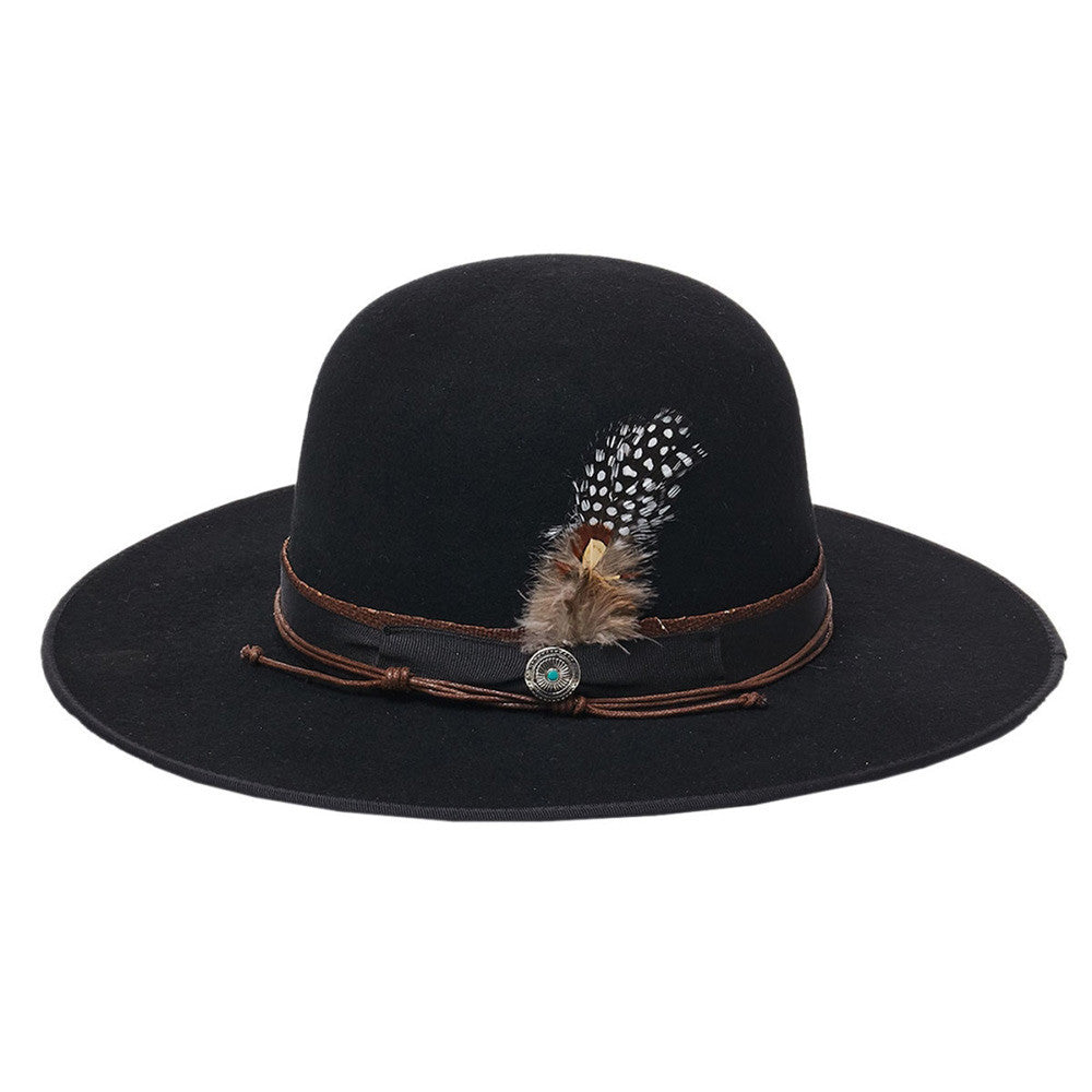 Stampede Hats - “Matty” Wool Felt Handmade Bohemian Bolero Hat