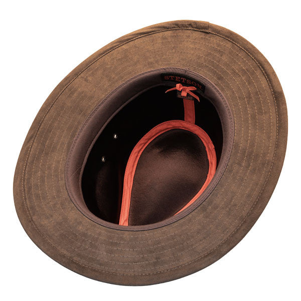 Stetson - Tullamore Distressed Leather Safari Hat