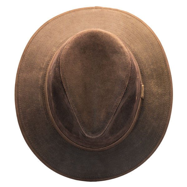 Stetson - Tullamore Distressed Leather Safari Hat