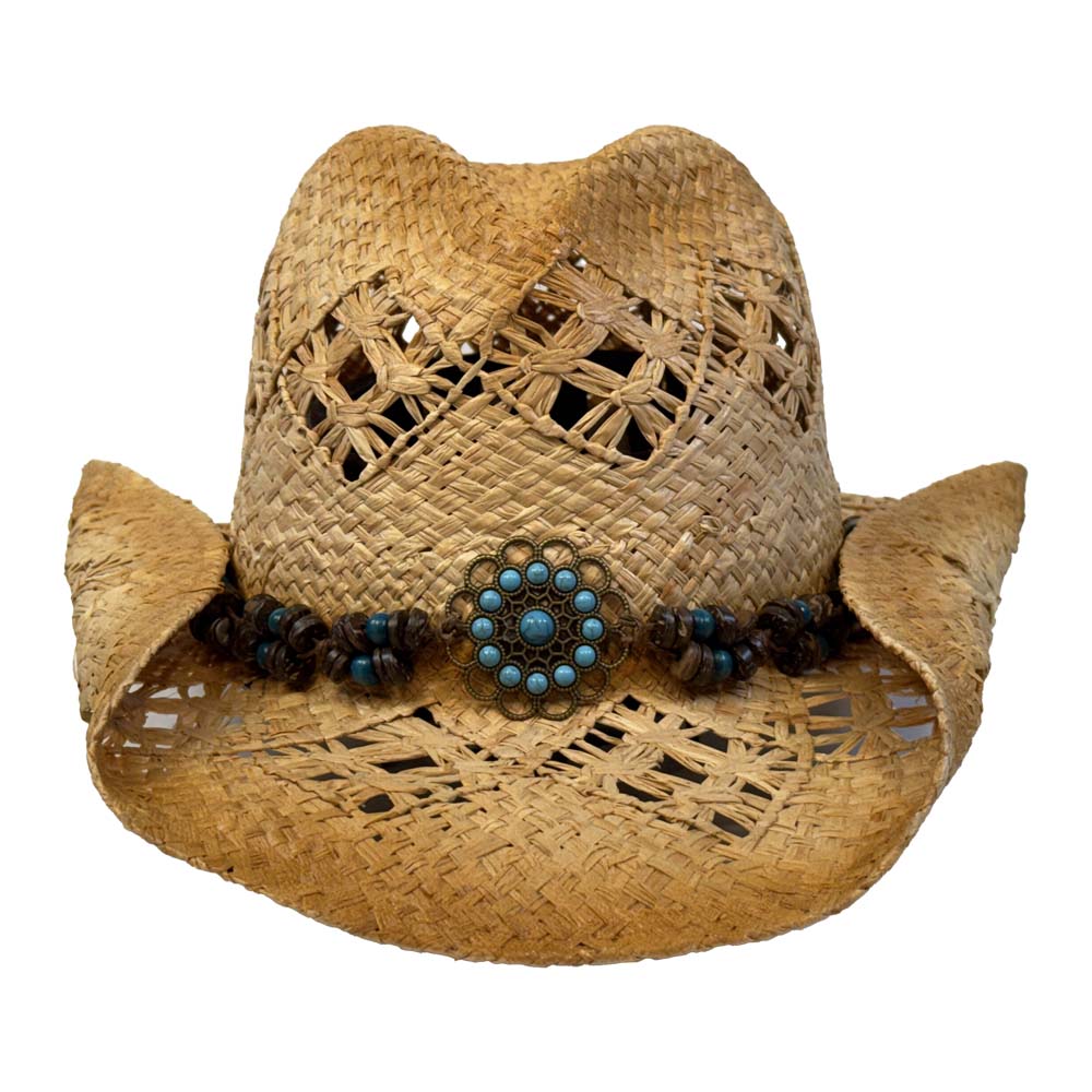 Bullhide Hats - Tequila Sunrise Raffia Cowboy
