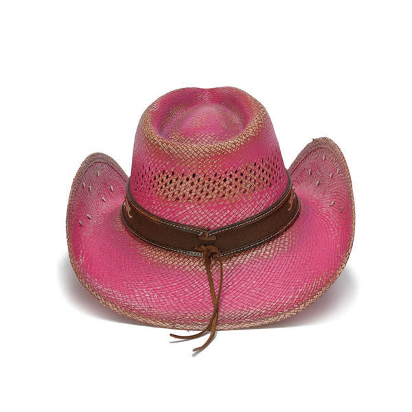 Stampede Hats - Pink Flower Filigree Cowboy Hat