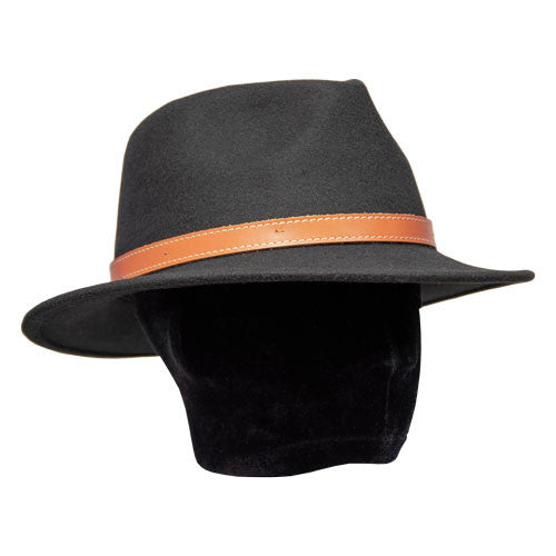 Saint Martin - Short Brimmed Wool Safari Hat