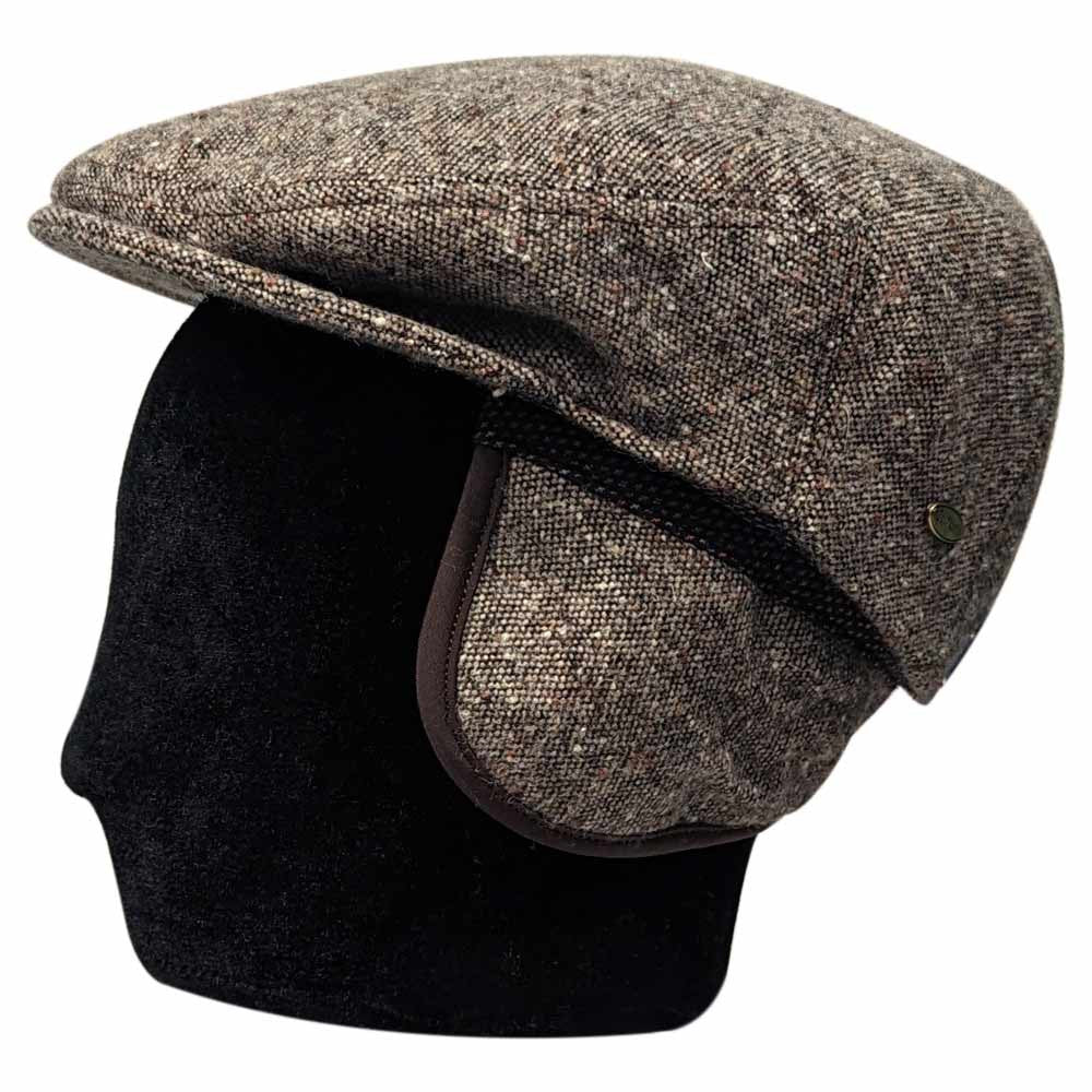 Saint Martin - "Orecchio" Flat Cap with Ear Flaps