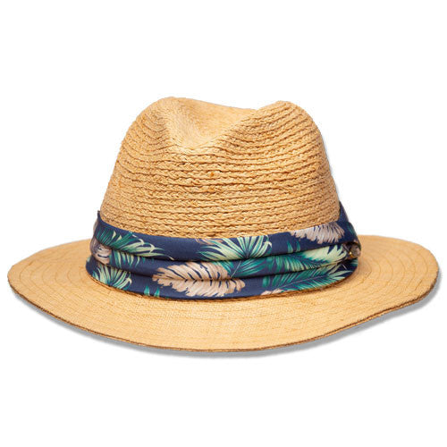 Saint Martin - Two Tone Raffia Safari Fedora