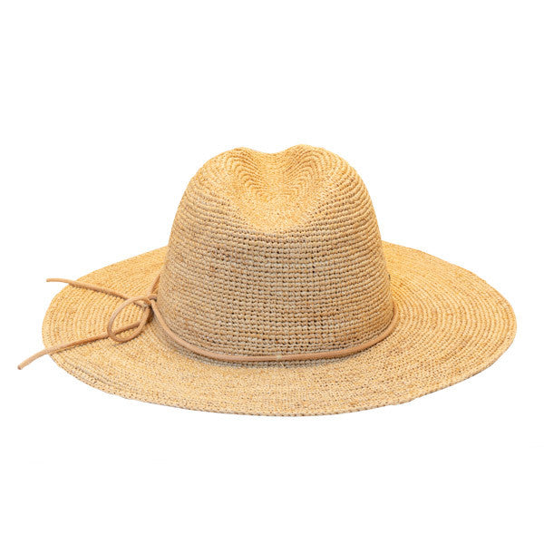 Sun 'N' Sand - Ian Fine Raffia Fedora Hat