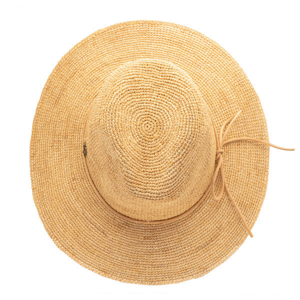 Sun 'N' Sand - Ian Fine Raffia Fedora Hat